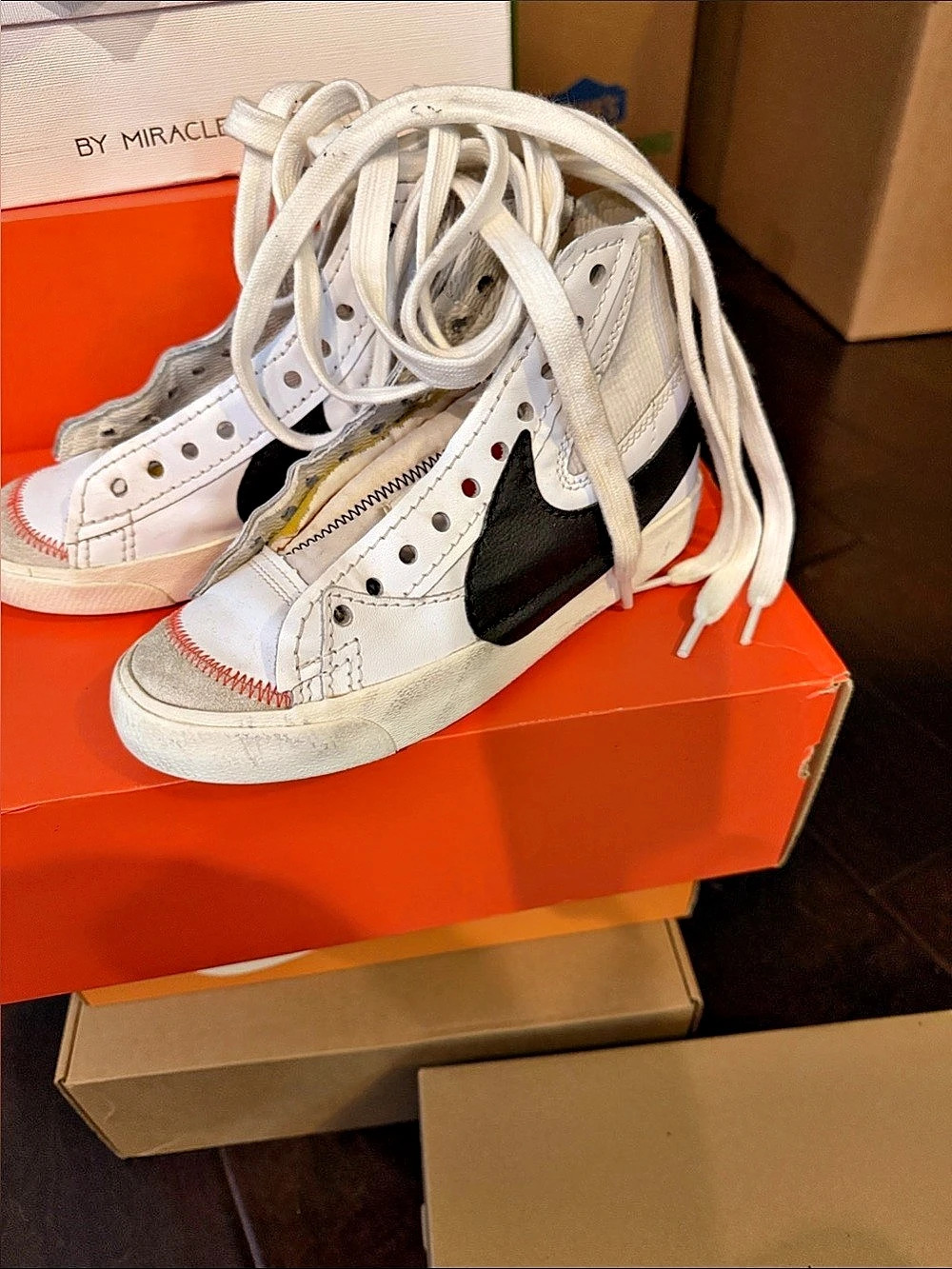 Nike Blazer Mid Rebel XX Off-White High-Top Sneakers White & Black